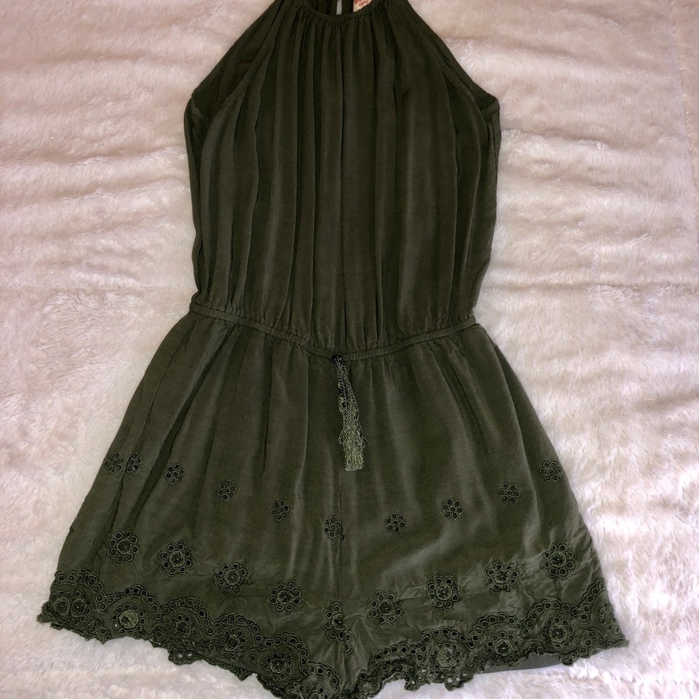 Halter Neckline Romper